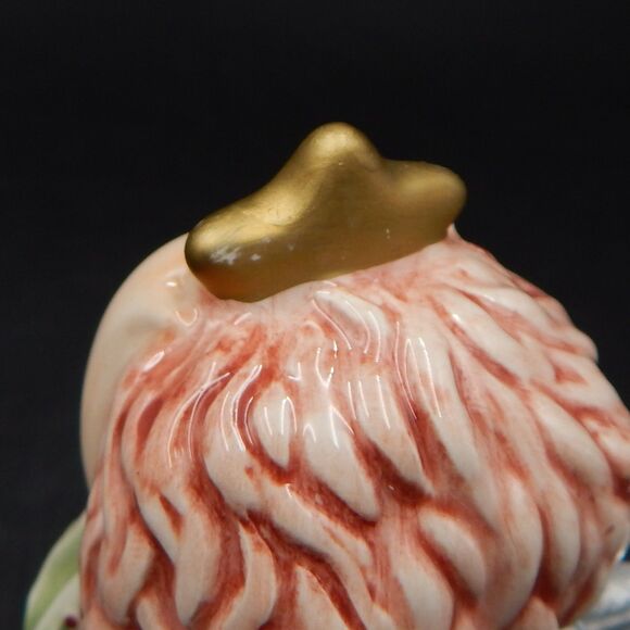 Fitz and Floyd Moonbeams Christmas Angel Taper Candle Holder Candlestick Ceramic - Picture 11 of 12